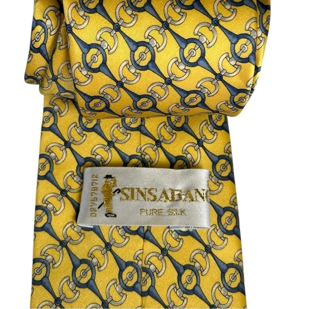 100% Pure Silk Men’s Neck Tie Sinsabang Formal Suit Professional Office Work